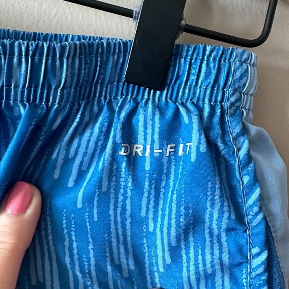 Women's S Nike Blue Running Shorts Liner Drawstring Pocket - Picture 5 of 7